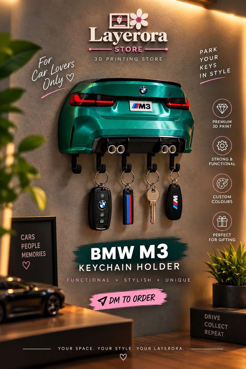 BMW M3 Key Holder