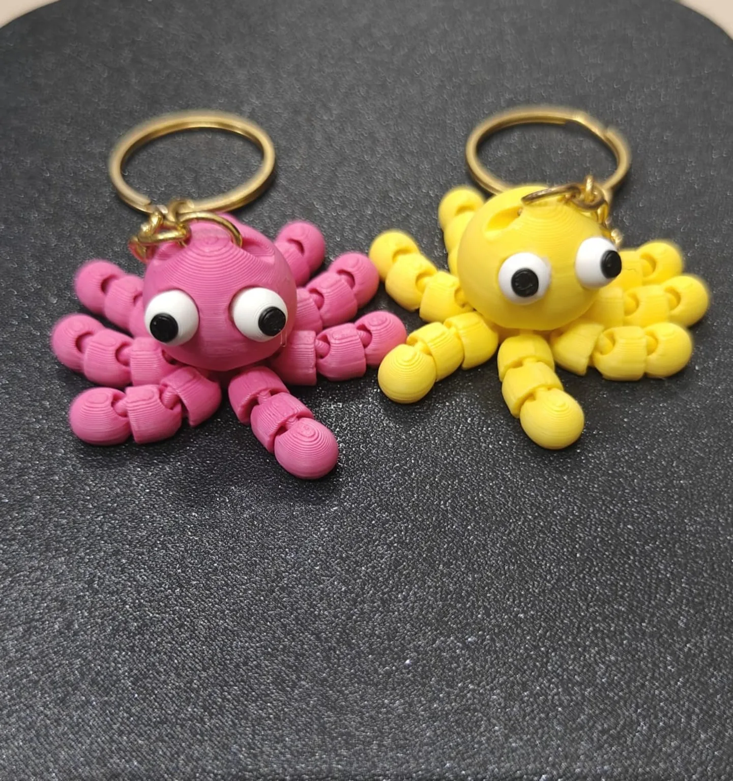 Octopus Pair Keychain