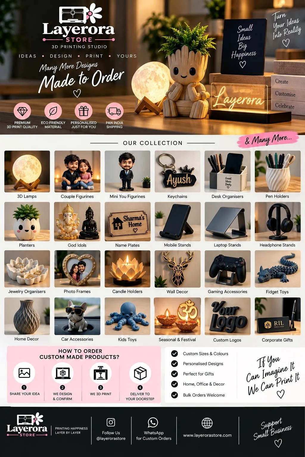 Custom 3D printed branded corporate gifting products