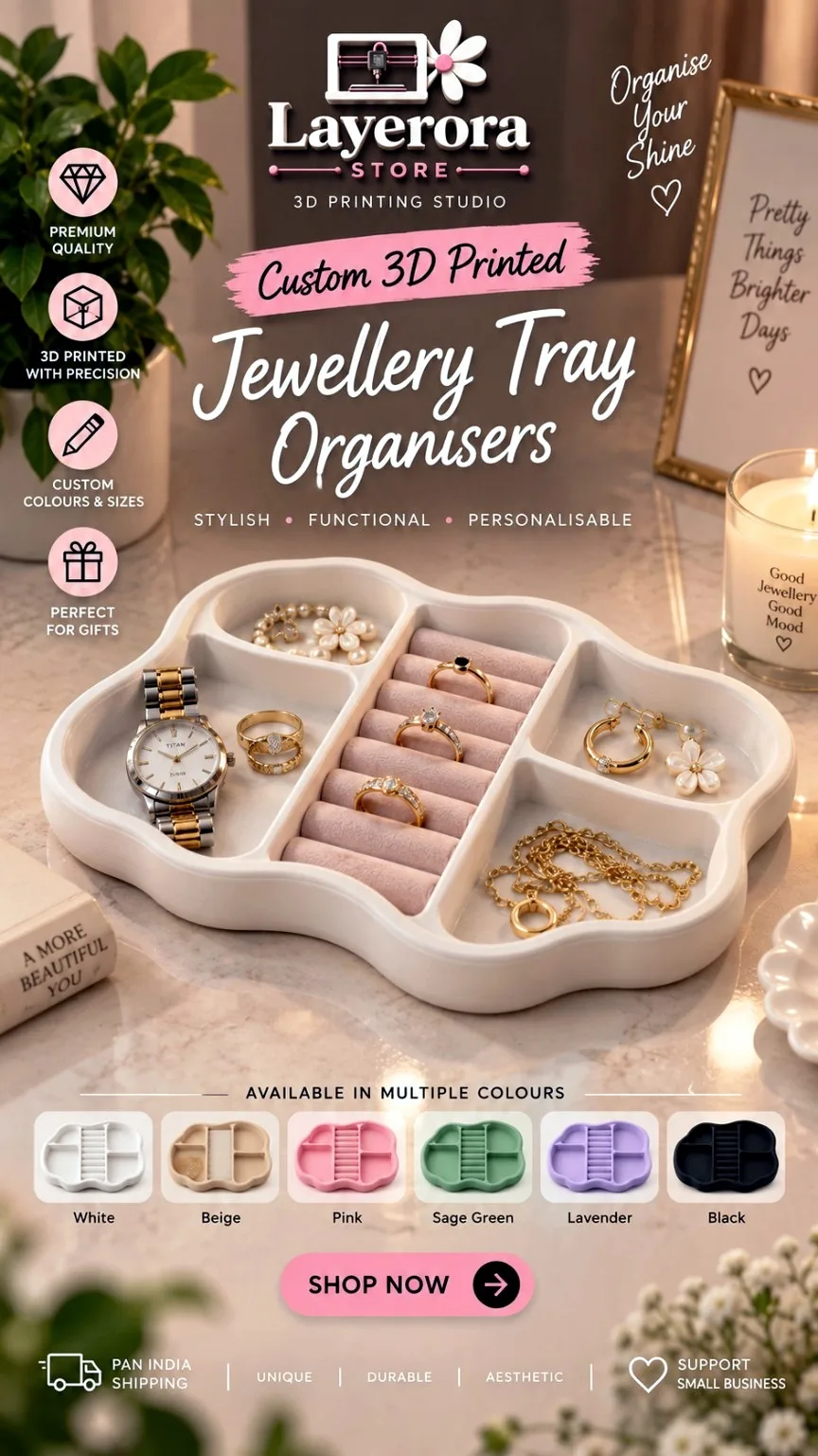 Jewellery Tray Organiser