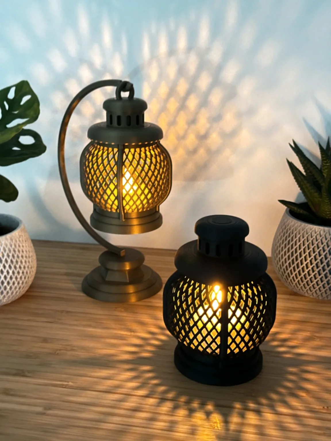 Decorative Tealight Lantern — Layerora Design Studio