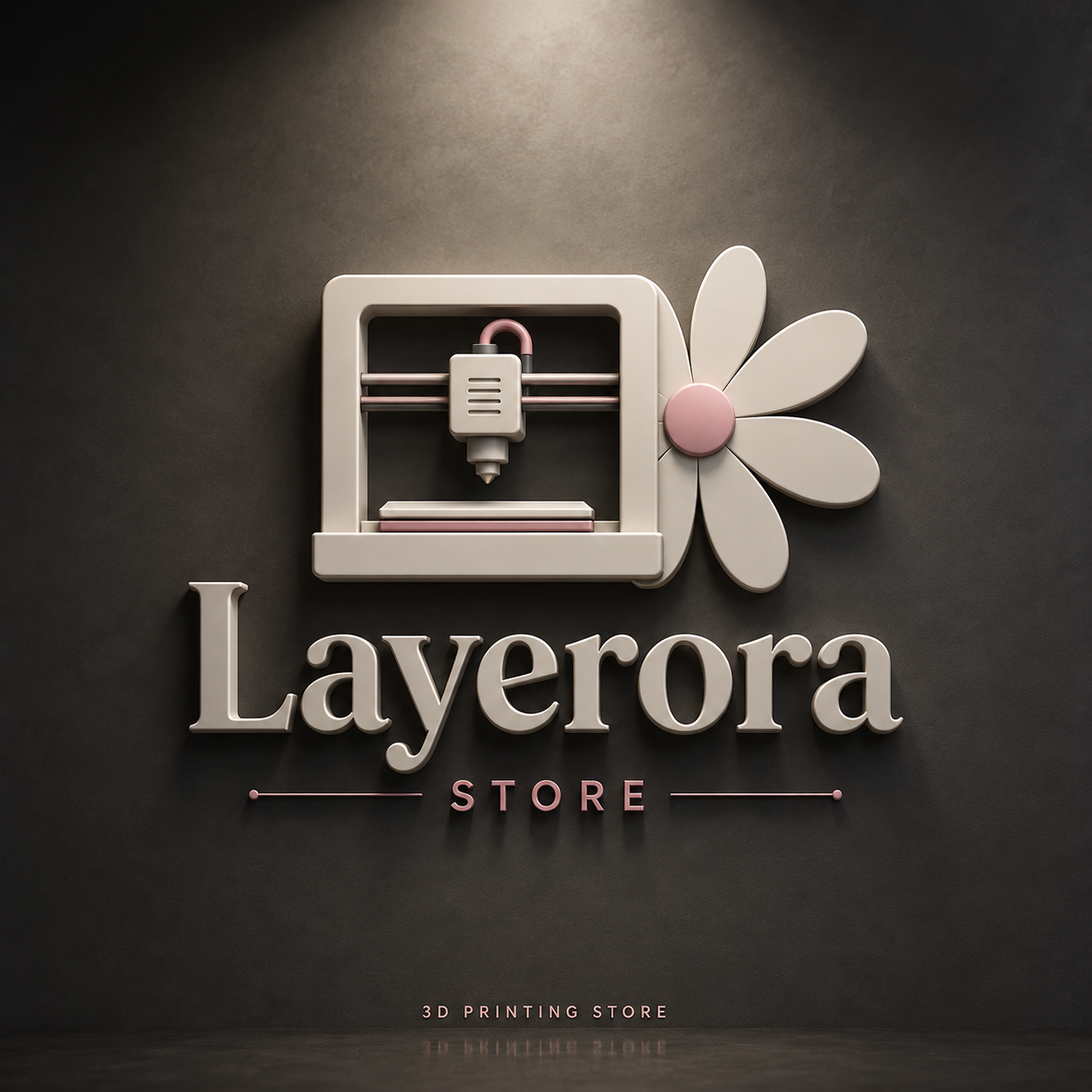 Layerora 3D printing studio logo