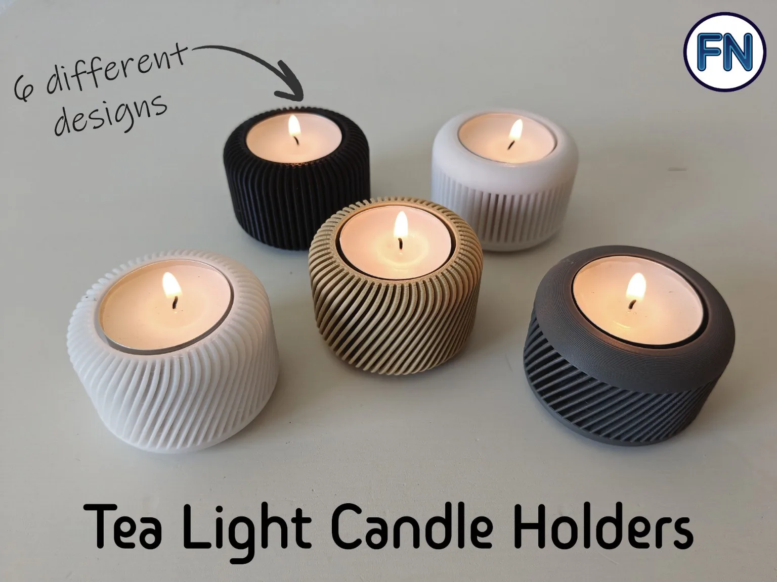 Tea Light Holder Collection — Layerora Design Studio